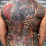 фото тату тигр и дракон 07.12.2018 №075 - tattoo tiger and dragon - tattoo-photo.ru