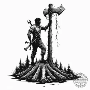 Tattoo sketch a human silhouette filled with... - эскиз тату (№1751029383_0, 27.06.2025 13:03) — tattoo-photo.ru