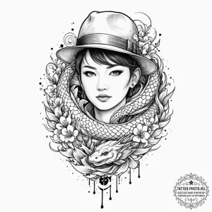 1a trash polka portrait of joe miller from th... - эскиз тату (№1751030833_0, 27.06.2025 13:27) — tattoo-photo.ru