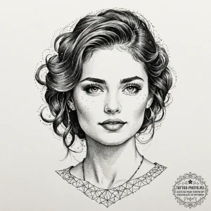 Tattoo sketch a powerful jawline and chin, co… — эскиз тату (№1751034008_0, 27.06.2025 14:20) — tattoo-photo.ru