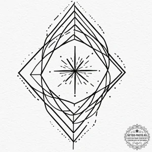 Tattoo design a tiny, minimalist symbol uniqu… — эскиз тату (№1751034749_0, 27.06.2025 14:32) — tattoo-photo.ru