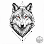 Black wolf, concept art for tattoo, dotwork t… — эскиз тату (№1751034980_0, 27.06.2025 14:36) — tattoo-photo.ru