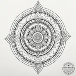 Tattoo sketch an abstract representation of a… — эскиз тату (№1751035189_0, 27.06.2025 14:39) — tattoo-photo.ru