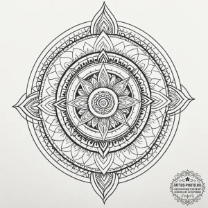 Tattoo sketch an abstract representation of a… — эскиз тату (№1751035189_0, 27.06.2025 14:39) — tattoo-photo.ru