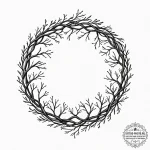 Tattoo sketch: a kolovrat made of interwoven… — эскиз тату (№1751035618_0, 27.06.2025 14:46) — tattoo-photo.ru