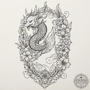 Tattoo design a lace pattern forming a sensua... - эскиз тату (№1751036598_0, 27.06.2025 15:03) — tattoo-photo.ru