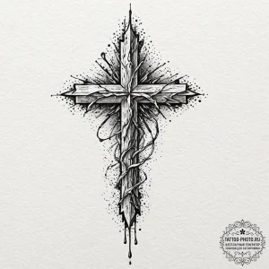 A realistic image of ink drops spreading in c... - эскиз тату (№1751038273_0, 27.06.2025 15:31) — tattoo-photo.ru