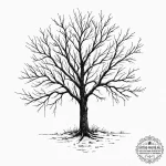 Tattoo sketch: a simple, stark tattoo of a ba… — эскиз тату (№1751046894_0, 27.06.2025 17:54) — tattoo-photo.ru