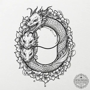 Tattoo design 'lemon slice' on one, 'tea bag'... - эскиз тату (№1751048352_0, 27.06.2025 18:19) — tattoo-photo.ru