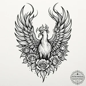 Tattoo design a powerful, muscular back with... - эскиз тату (№1751048689_0, 27.06.2025 18:24) — tattoo-photo.ru