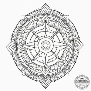 125. tattoo sketch: "lelya" rune surrounded b... - эскиз тату (№1751050764_0, 27.06.2025 18:59) — tattoo-photo.ru