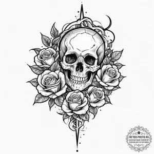 Tattoo sketch a representation of a personal... - эскиз тату (№1751054227_0, 27.06.2025 19:57) — tattoo-photo.ru