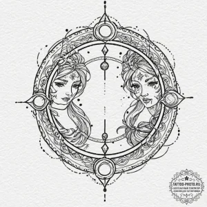 Tattoo design an abstract representation of t… — эскиз тату (№1751055607_0, 27.06.2025 20:20) — tattoo-photo.ru