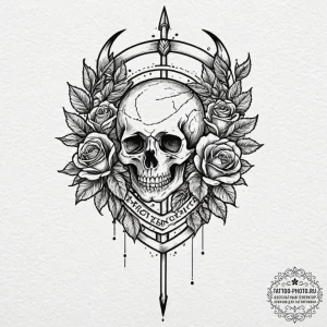 Tattoo sketch a sagittarius archer's arrow tu... - эскиз тату (№1751059655_0, 27.06.2025 21:27) — tattoo-photo.ru
