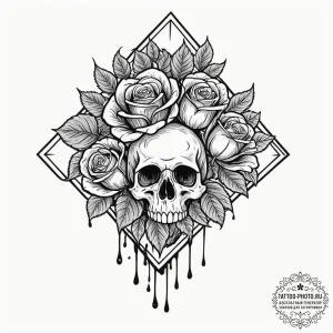 Tattoo design a "clutch play" symbol like a h... - эскиз тату (№1751062756_0, 27.06.2025 22:19) — tattoo-photo.ru