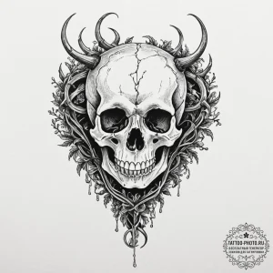 Bones, artistic tattoo sketch, soft whip shad... - эскиз тату (№1751062854_0, 27.06.2025 22:20) — tattoo-photo.ru