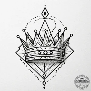 Tattoo design a stylized "player" symbol with... - эскиз тату (№1751065716_0, 27.06.2025 23:08) — tattoo-photo.ru