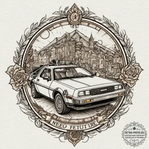 назад в будущее (back to the future):, tattoo… — эскиз тату (№1751068089_0, 27.06.2025 23:48) — tattoo-photo.ru
