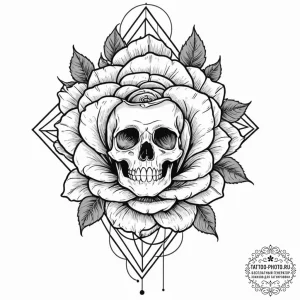 Tattoo design an abstract representation of «… — эскиз тату (№1751068412_0, 27.06.2025 23:53) — tattoo-photo.ru