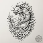 A shot of a pearl diver at work., tattoo flas… — эскиз тату (№1751070036_0, 28.06.2025 00:20) — tattoo-photo.ru