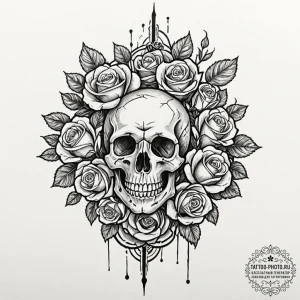 Tattoo design a single, powerful root breakin... - эскиз тату (№1751071524_0, 28.06.2025 00:45) — tattoo-photo.ru