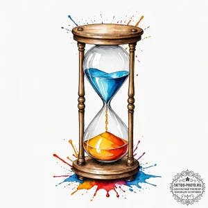 Hourglass (is in the original list, but can b... - эскиз тату (№1751073381_0, 28.06.2025 01:16) — tattoo-photo.ru