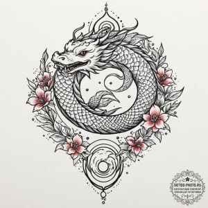 Tattoo design a nebula effect rendered entire... - эскиз тату (№1751074848_0, 28.06.2025 01:40) — tattoo-photo.ru