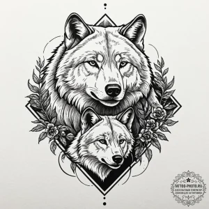 Tattoo design a specific guardian animal (e.g... - эскиз тату (№1751077327_0, 28.06.2025 02:22) — tattoo-photo.ru
