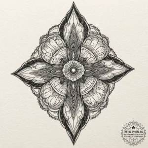 Tattoo sketch a subtle light emanating from w... - эскиз тату (№1751083082_0, 28.06.2025 03:58) — tattoo-photo.ru