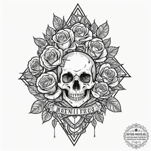 Bonsai, concept art for tattoo, on a clean wh... - эскиз тату (№1751085850_0, 28.06.2025 04:44) — tattoo-photo.ru