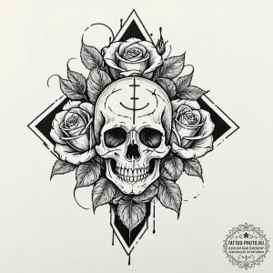 A sketch of berlin, charismatic and unhinged,... - эскиз тату (№1751091003_0, 28.06.2025 06:10) — tattoo-photo.ru