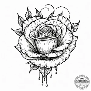 Tattoo sketch a person pulling a thorn from t... - эскиз тату (№1751092218_0, 28.06.2025 06:30) — tattoo-photo.ru