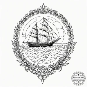 Tattoo design an abstract representation of "... - эскиз тату (№1751096277_0, 28.06.2025 07:37) — tattoo-photo.ru