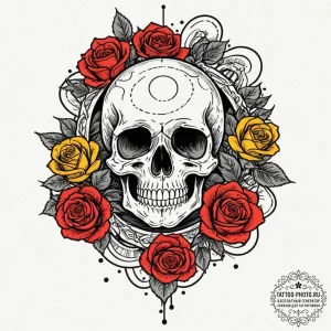 Tattoo sketch a powerful, unblinking eye, sym... - эскиз тату (№1751097528_0, 28.06.2025 07:58) — tattoo-photo.ru