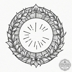 Tattoo design a minimalist representation of... - эскиз тату (№1751098737_0, 28.06.2025 08:18) — tattoo-photo.ru