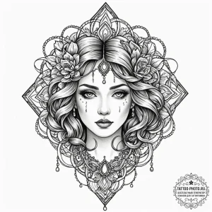очень странные дела (stranger things), tattoo... - эскиз тату (№1751100088_0, 28.06.2025 08:41) — tattoo-photo.ru
