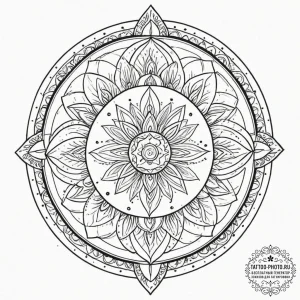 Tattoo design a dual-style tattoo: one half o... - эскиз тату (№1751103773_0, 28.06.2025 09:42) — tattoo-photo.ru