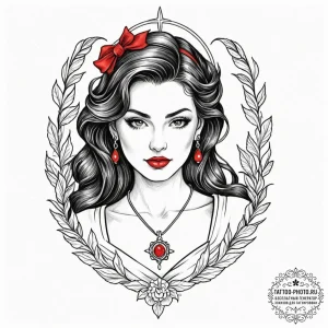Tattoo sketch a subtle hint of cleavage or a... - эскиз тату (№1751104070_0, 28.06.2025 09:47) — tattoo-photo.ru