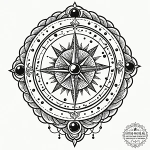 Tattoo design a zodiac symbol carved into wha... - эскиз тату (№1751105406_0, 28.06.2025 10:10) — tattoo-photo.ru
