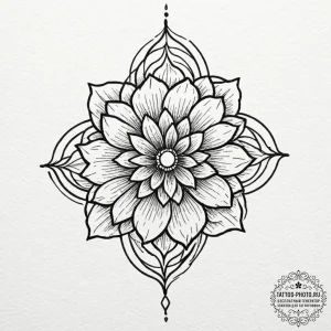 Flower of life pattern (is there, but can be... - эскиз тату (№1751108791_0, 28.06.2025 11:06) — tattoo-photo.ru