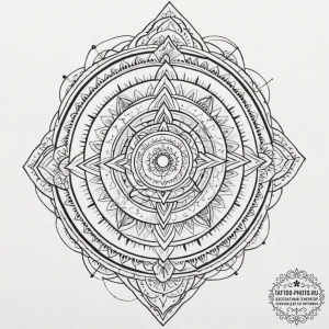Tattoo design a cosmic nebula in watercolor,... - эскиз тату (№1751120793_0, 28.06.2025 14:26) — tattoo-photo.ru