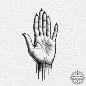 Tattoo design a tiny, minimalist symbol uniqu... - эскиз тату (№1751126723_0, 28.06.2025 16:05) — tattoo-photo.ru
