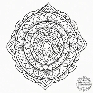 Beret, tattoo sketch design, geometric tattoo... - эскиз тату (№1751128408_0, 28.06.2025 16:33) — tattoo-photo.ru