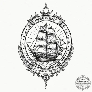 Tattoo design a subtle glow around a cherishe... - эскиз тату (№1751132476_0, 28.06.2025 17:41) — tattoo-photo.ru