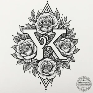 138. tattoo sketch: "ud" rune with elements o... - эскиз тату (№1751135925_0, 28.06.2025 18:38) — tattoo-photo.ru