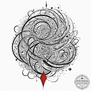 Tattoo sketch a person looking at a crossroad... - эскиз тату (№1751137493_0, 28.06.2025 19:04) — tattoo-photo.ru