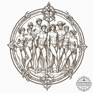 группа 16: human form & physiology (человечес... - эскиз тату (№1751140921_0, 28.06.2025 20:02) — tattoo-photo.ru