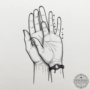 A dotwork tattoo of the red pill and the blue... - эскиз тату (№1751143039_0, 28.06.2025 20:37) — tattoo-photo.ru