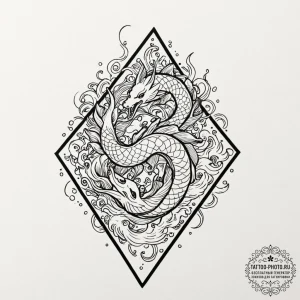 A linework tattoo of the squid game symbols:... - эскиз тату (№1751147228_0, 28.06.2025 21:47) — tattoo-photo.ru