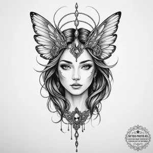 Tattoo design a subtle representation of a "g... - эскиз тату (№1751157531_0, 29.06.2025 00:38) — tattoo-photo.ru